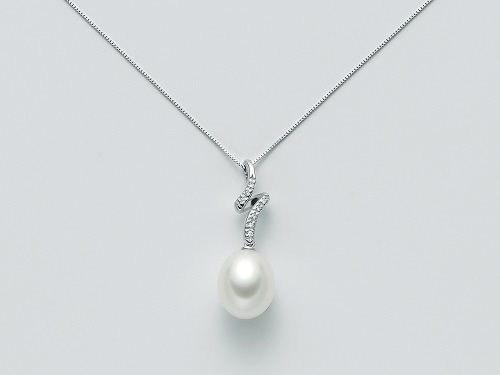 Colgante Miluna Mujer Parure Perle in Oro blanco Perla PCL4928 - PCL4928